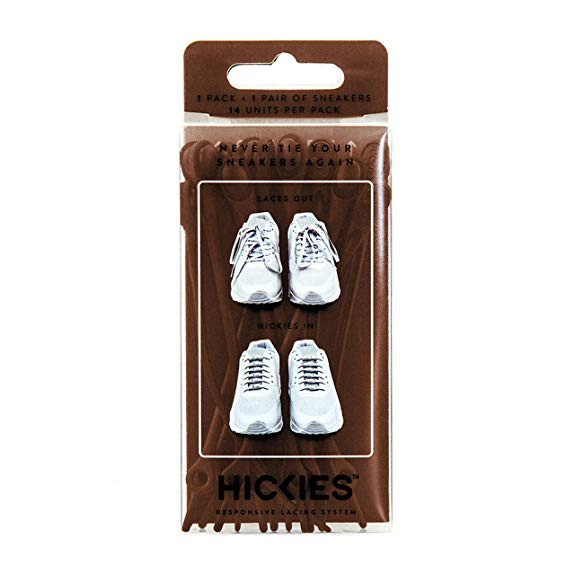 HICKIES 1.0 Original Unisex One Size Fits All Elastic No-Tie Shoelaces