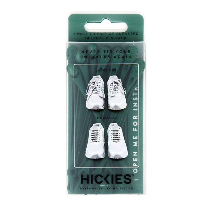 HICKIES 1.0 Original Unisex One Size Fits All Elastic No-Tie Shoelaces