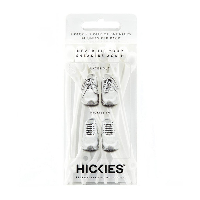 HICKIES 1.0 Original Unisex One Size Fits All Elastic No-Tie Shoelaces