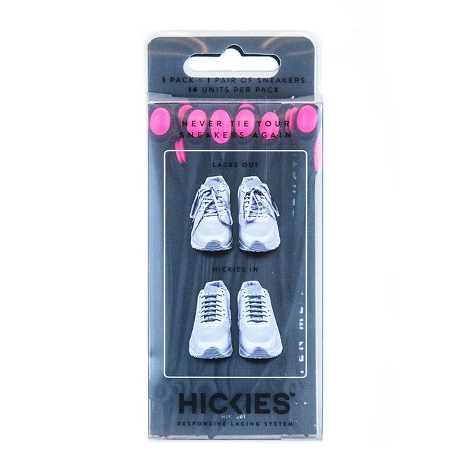 HICKIES 1.0 Original Unisex One Size Fits All Elastic No-Tie Shoelaces
