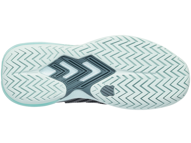 K-Swiss Women's Ultrashot 3 Tennis Shoe (Stormy Weather/Icy Storm/Love Bird)