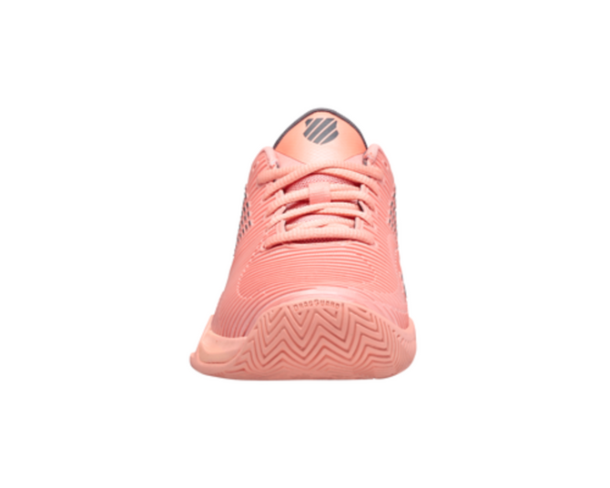 K-Swiss Women's Hypercourt Supreme Tennis Shoe (Peach Amber/White/Asphalt)