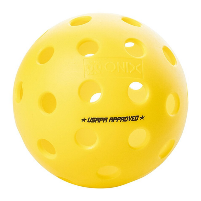 Onix Fuse Indoor Pickleball Balls (Single/ Yellow)