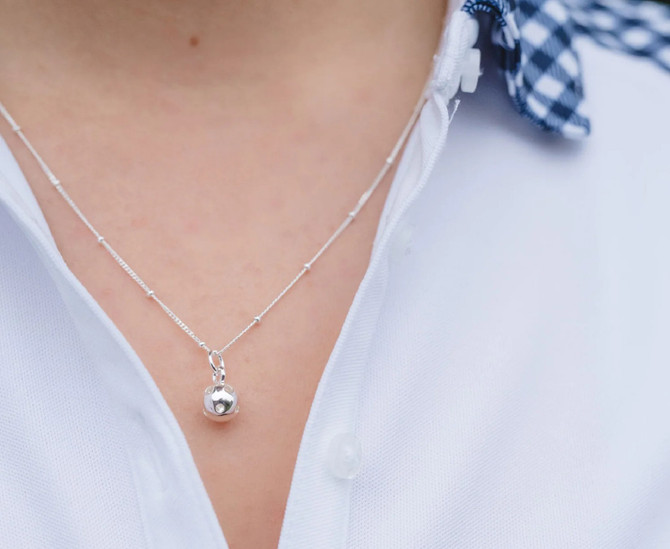 Chelsea Charles Sport Pickleball Charm Necklace