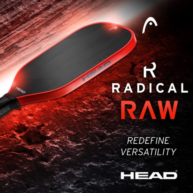 Head Radical Tour Raw Pickleball Paddle