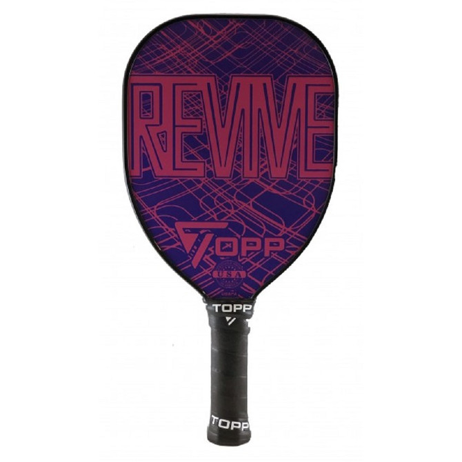 Topp Revive Composite Teardrop Pickleball Paddle (Purple)