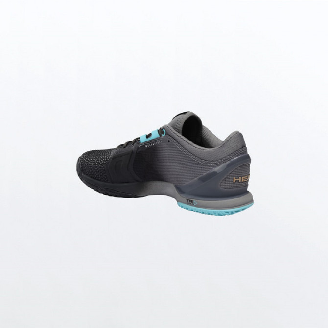 HEAD Women's Sprint Pro 3.0 SF Tennis Shoe (Black/Light Blue)