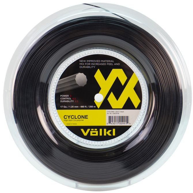 VOLKL Cyclone | Tennis Racquet String | Spin & Control | Ten-sided co-polymer