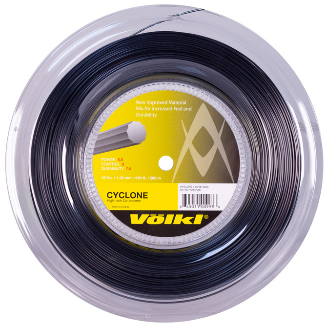 VOLKL Cyclone | Tennis Racquet String | Spin & Control | Ten-sided co-polymer