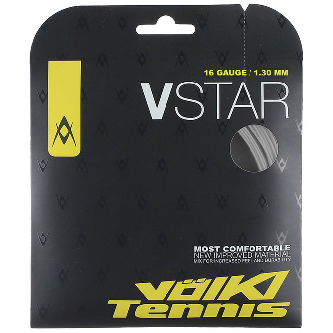 VOLKL V-Star | Tennis Racquet String | Spin & Control | Smooth Finish Co-Polymer String