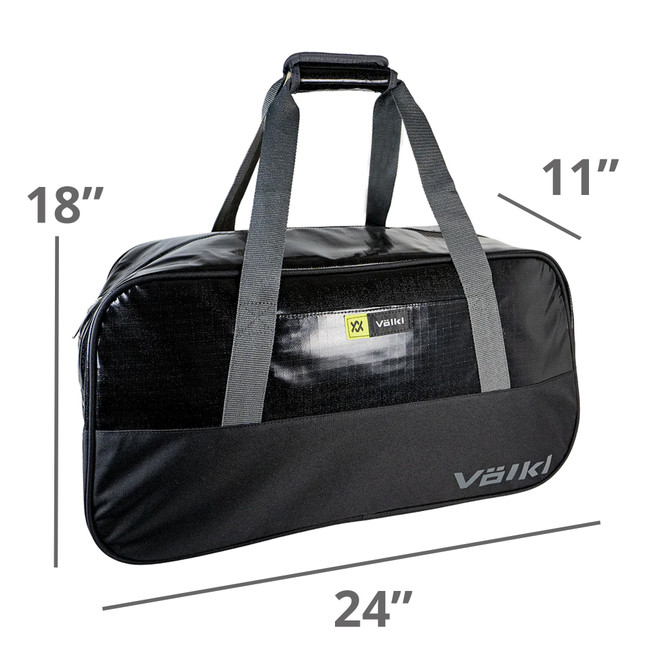 VOLKL Tennis Primo Small Duffle Bag | Zippered Valuables Pockets | 24” L x 12” H x 12” W