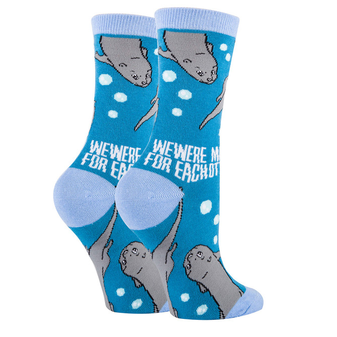 Oooh Yeah! Women's Crew Socks (Otter Love)