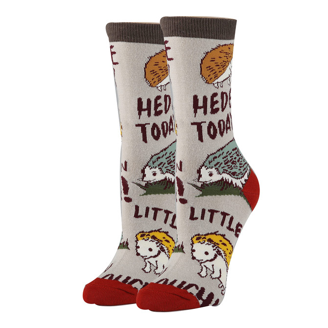 Oooh Yeah! Women's Cotton Crew Socks  (On Edge Ouch)