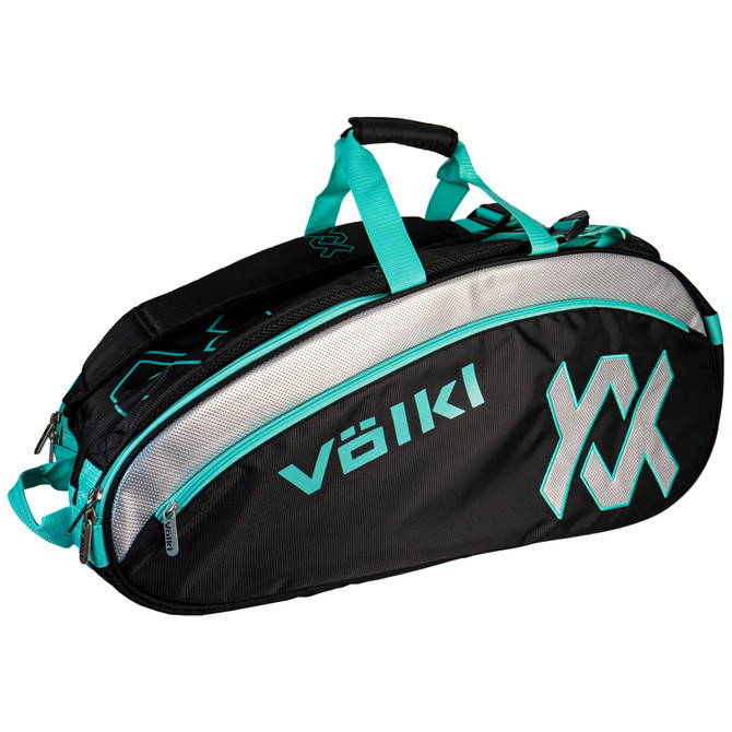 VOLKL Tennis Combi Bag | Holds 6-9 Racquets | Shoe Pocket | Zippered Valuables Pocket | 32” L x 13” H x 11” W