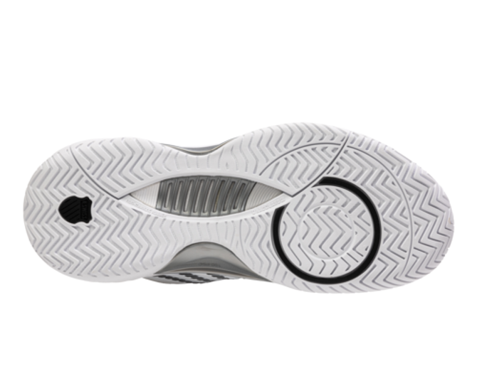 K-Swiss Women's Hypercourt Supreme 2 Tennis Shoe (White/Vapor Blue/Black).