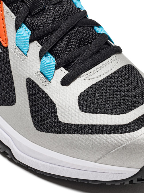 Diadora Men's Trofeo 2 All Ground Pickleball Shoes (Blavk/Silver/Daiquiri Green)