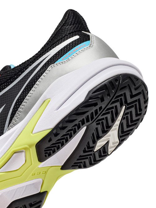 Diadora Men's Trofeo 2 All Ground Pickleball Shoes (Blavk/Silver/Daiquiri Green)