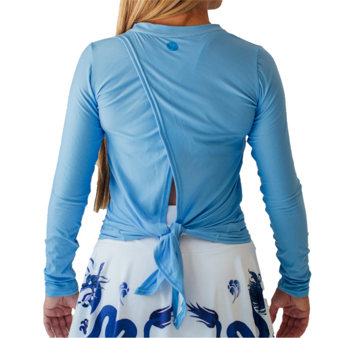 Faye+Florie Women's Tie Back Long Sleeve