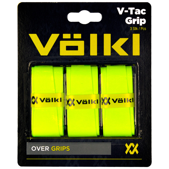 VOLKL V-Tac Grip | Overgrip | Ultra Thin | Ultra Tacky | Super Absorbent | High Performance Tennis Grip