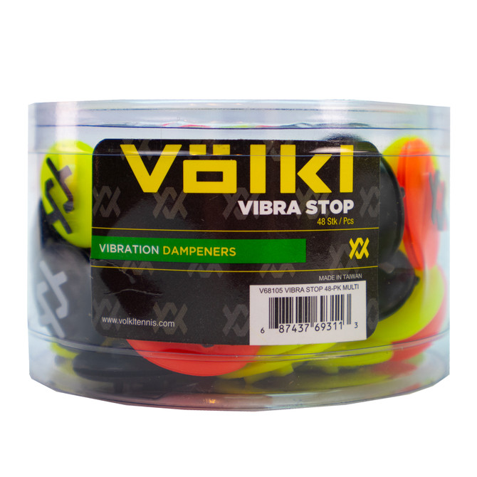 VOLKL Vibrastop | Tennis Racquet Vibration Dampeners | 48 Piece Jar