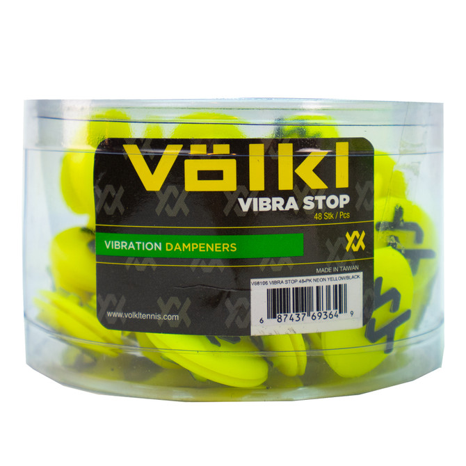 VOLKL Vibrastop | Tennis Racquet Vibration Dampeners | 48 Piece Jar