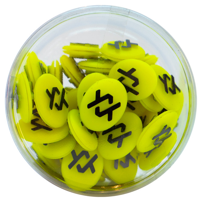 VOLKL Vibrastop | Tennis Racquet Vibration Dampeners | 48 Piece Jar
