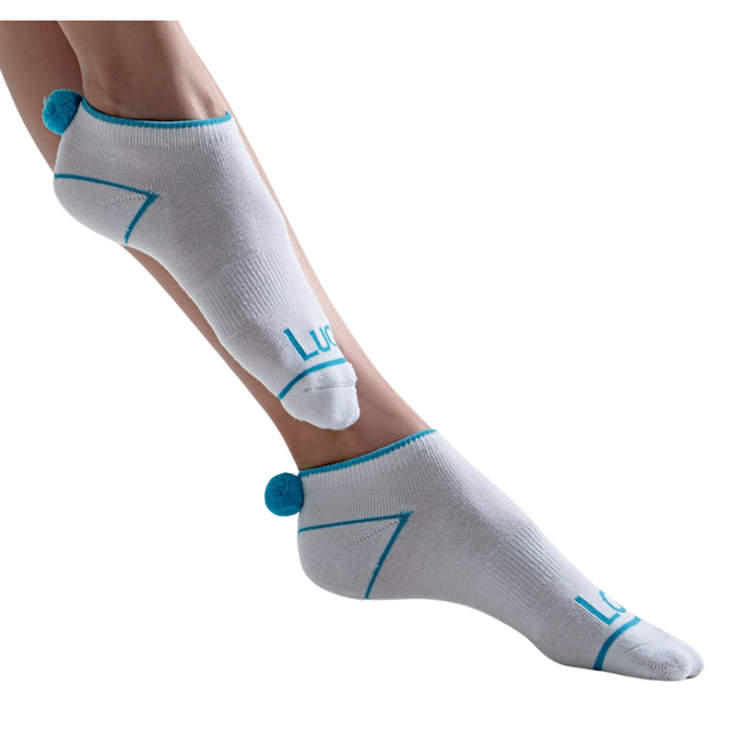 Lucky In Love Women's Pom Low Cut Socks - 3 Pack (Women's Size 4-10).