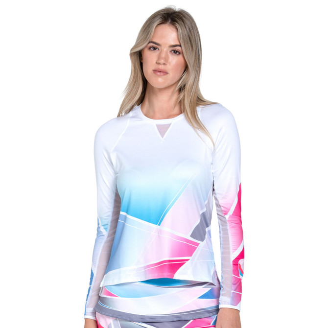 Lucky In Love Women's Pickleball Long Sleeve Shirt. - paddlepro