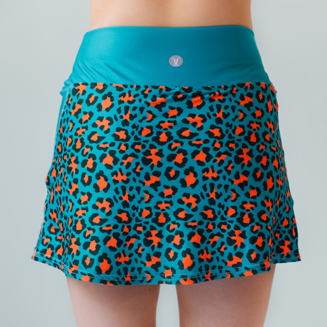 Faye+Florie Women's Jean Tennis Skirt