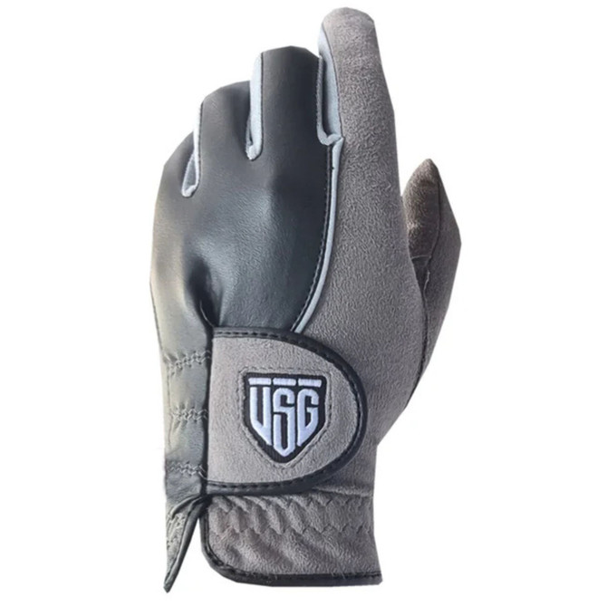 USG Mens Golf Glove | Hydro Grip - Pair | Hydro Protector | Natural Leather Suede