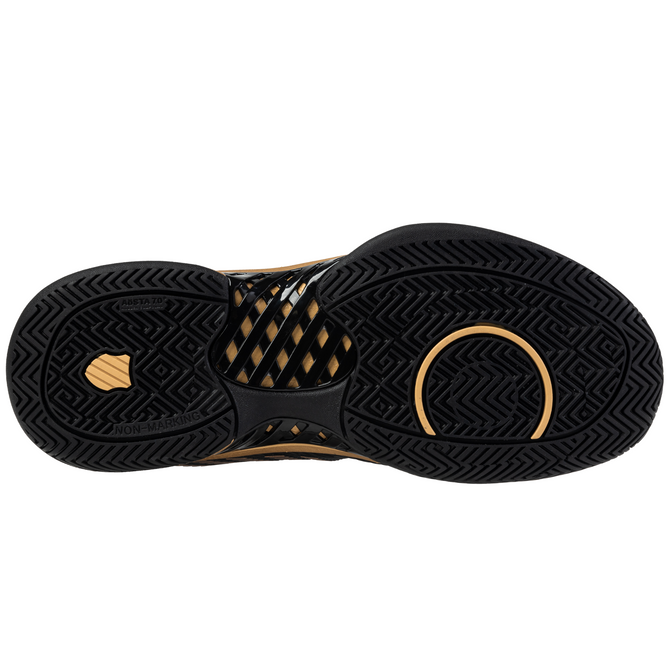 K-Swiss/Master Athletics Men's Hypercourt Express 2 Tennis Shoe (Black/Gold)