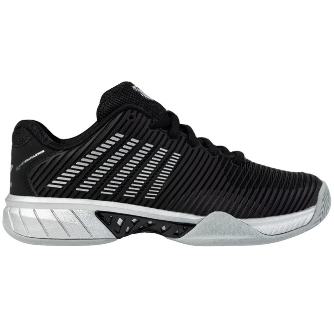 K-Swiss/Master Athletics Women's Hypercourt Express 2 Tennis Shoe (Black/Silver)