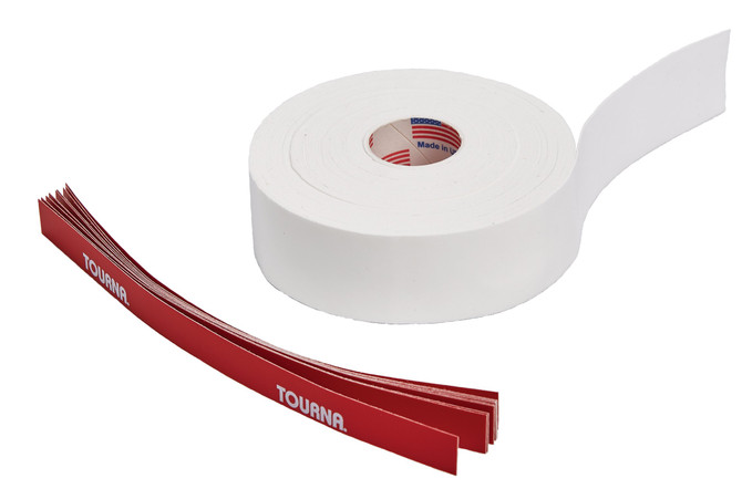 Unique Tourna Tac, Tacky Feel Tennis Grip, White (10/Roll Pack)