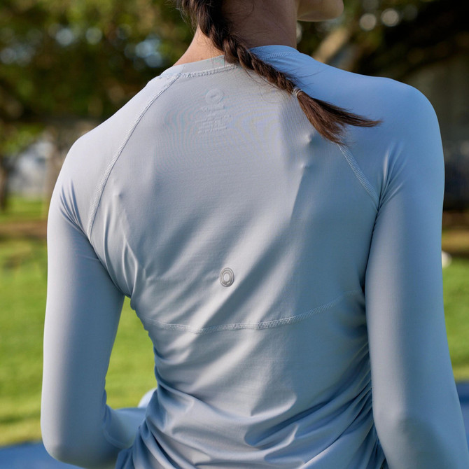 BloqUV Women's UPF 50+ Drawstring Crew Top