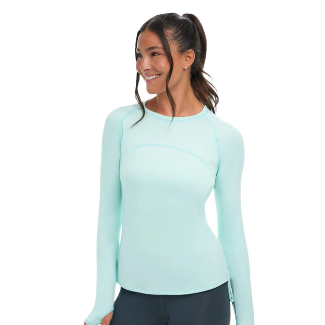 BloqUV Women's UPF 50+ Drawstring Crew Top