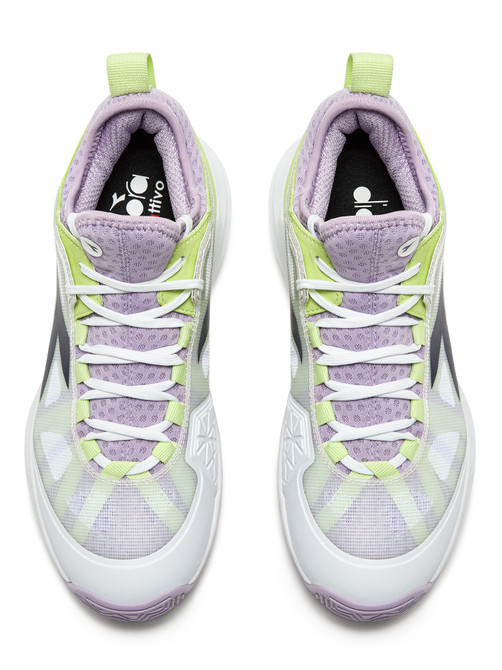 Diadora Women's Speed Blushield Fly 4+ All Ground Tennis Shoe (White/Astral Aura)