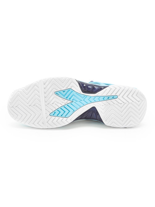 Diadora Women's B.Icon 2 All Ground Tennis Shoe (Bright Baby Blue/White)