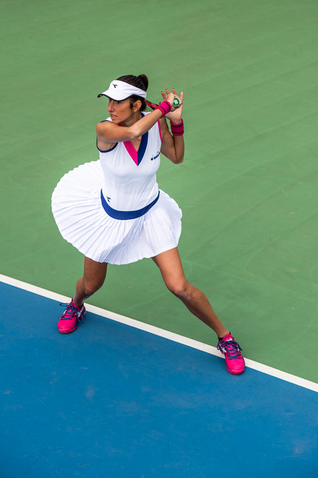 Diadora Women's B.Icon 2 All Ground Tennis Shoe (Bright Baby Blue/White)