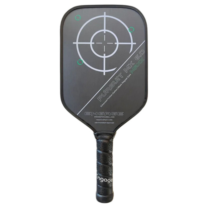 Engage Pursuit Maxx MX 6.0 | Enhanced Friction Carbon | Elongated Pickleball Paddle