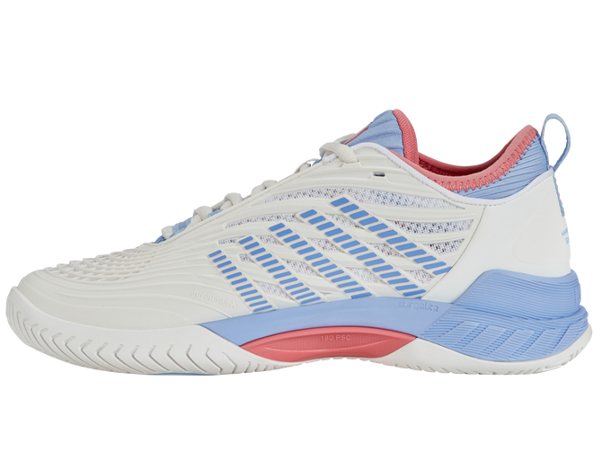 K-Swiss Women's Hypercourt Supreme 2 Tennis Shoe (Bright White/Open air/Estate Blue) 