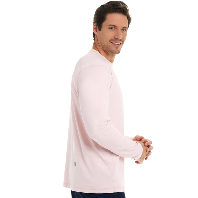 BloqUV Men's UPF 50+ Sun Protection Long Sleeve Active Jet Tee