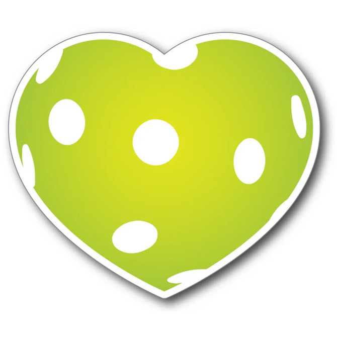 Racquet Inc Pickleball Heart Magnet