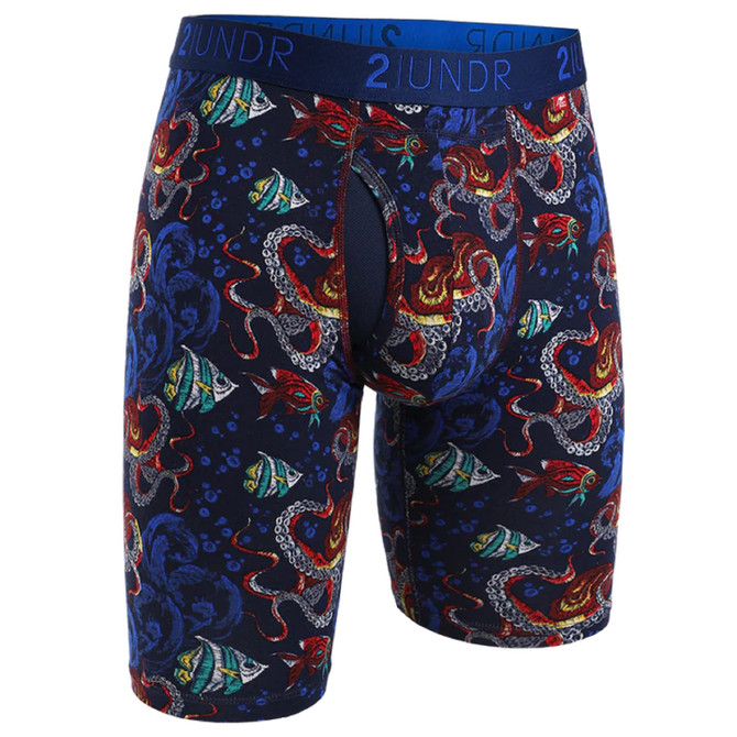 2UNDR Mens Swing Shift 9" Boxer Long Leg  Underwear