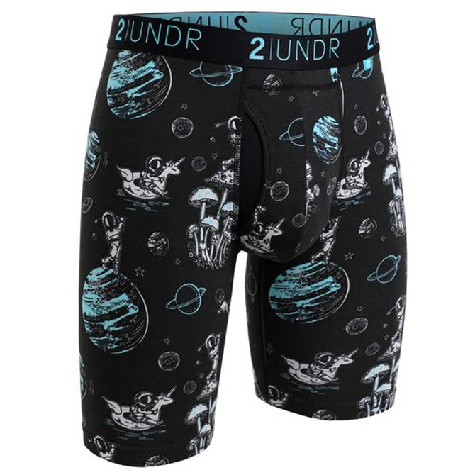 2UNDR Mens Swing Shift 9" Boxer Long Leg  Underwear