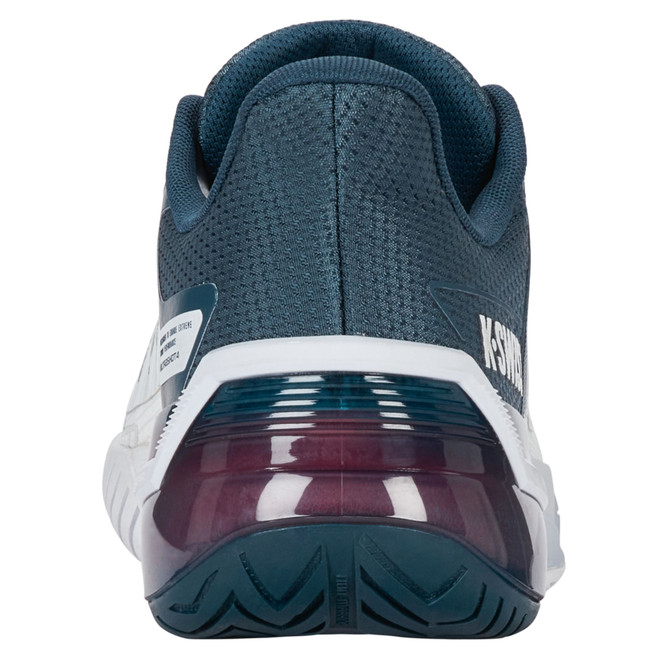 K-Swiss Men's Ultrashot 4 Tennis Shoe (White/Stargazer/Neon Blaze) 