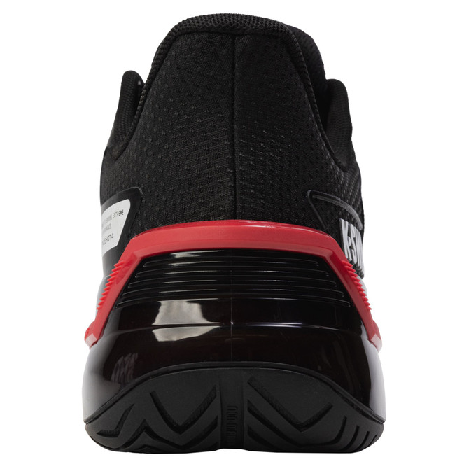 K-Swiss Men's Ultrashot 4 Tennis Shoe (White/Black/Mars Red) 