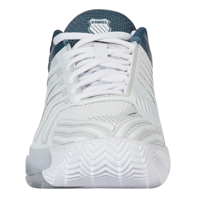 K-Swiss Men's Ultrashot 4 Clay Tennis Shoe (White/Stargazer/Neon Blaze)