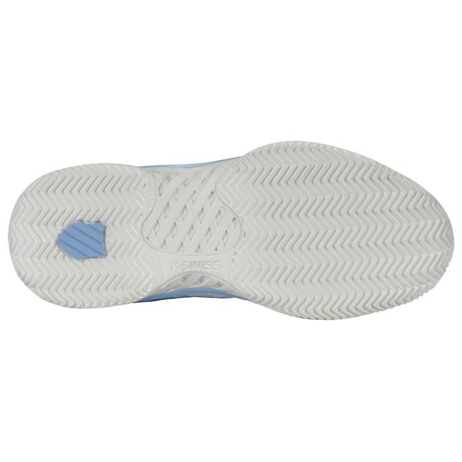 K-Swiss Women's Hypercourt Express 2 HB Clay Tennis Shoe (Lucent White/Dutch Canal/Paradise Green) 