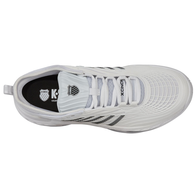 K-Swiss Men's Hypercourt Supreme 2 Tennis Shoe (White/Black) 