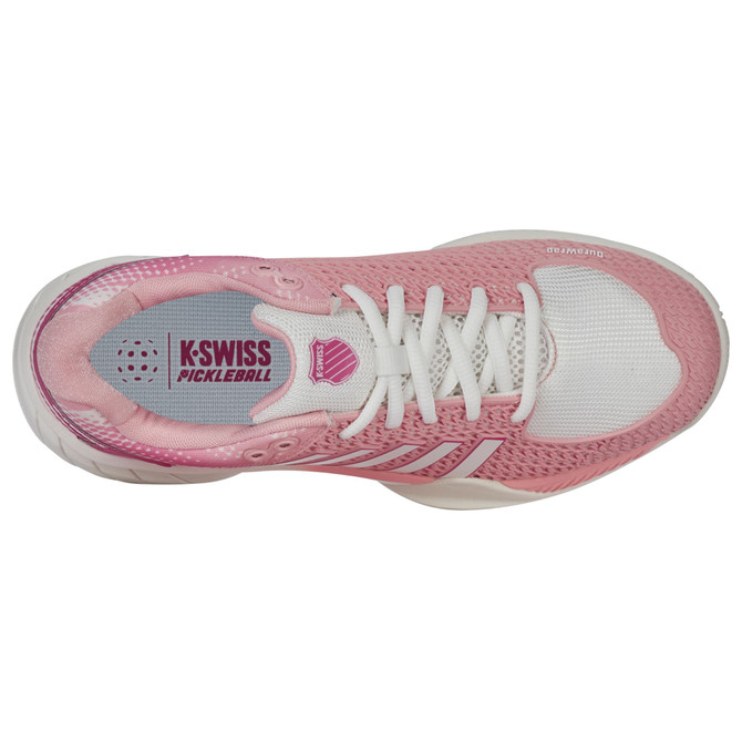 K-Swiss Women's Express Light Pickleball Shoe (Raspberry Sorbet/Cloud Dancer) 